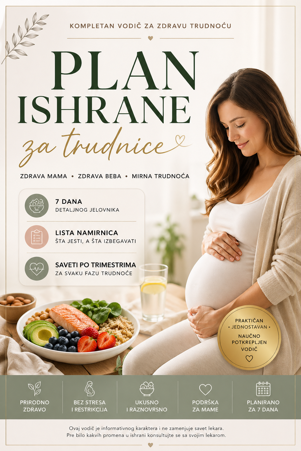Plan ishrane za trudnice kompletan vodič